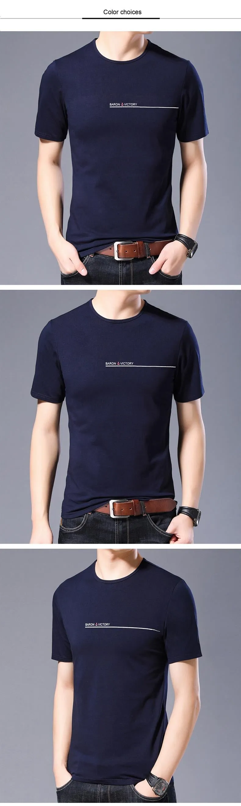 2019 Fashion Brand T Shirts Men Korean Top Grade Trends Streetwear Tops Summer O Neck Print Short Sleeve Tshirts Men Clothing