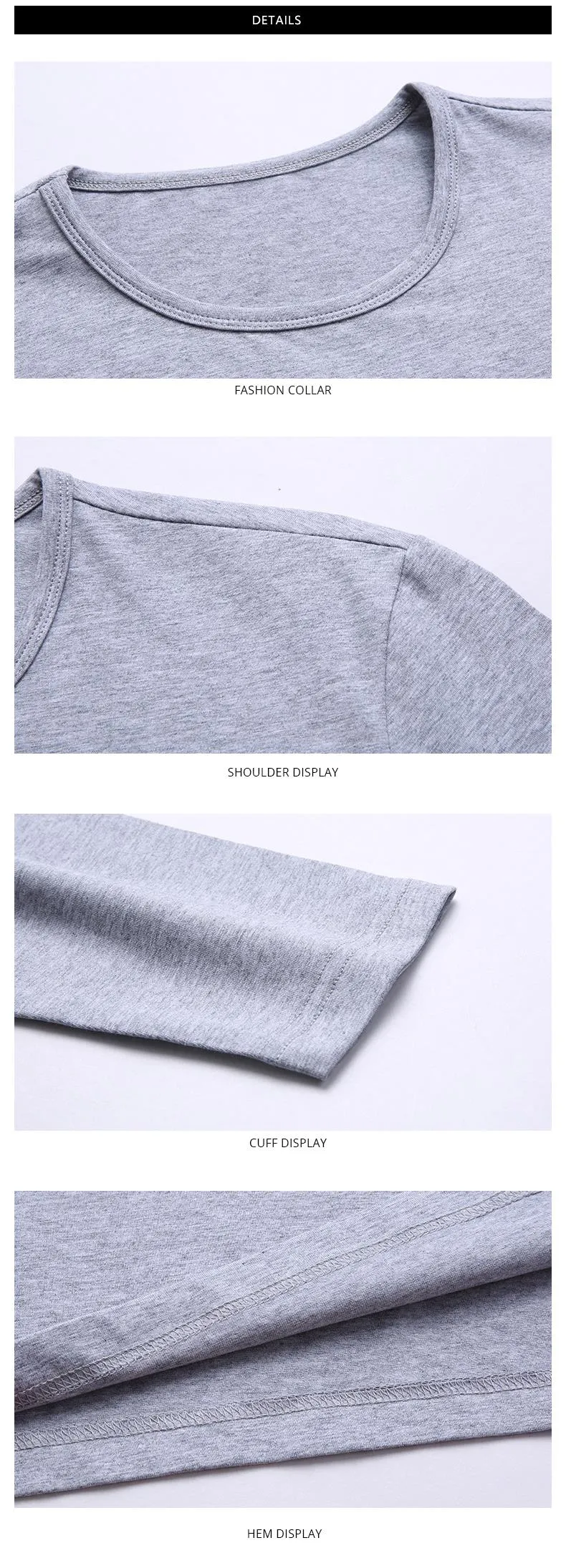 2019 Mercerized Cotton New Fashion Brand T Shirts Print Street Wear Tops Top Grade Korean Long Sleeve  T-Shirt For Men Clothes