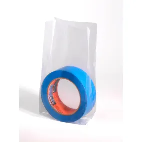42" x 32" x 60" x 1.5 mil Clear Eco-Manufactured Plastic Side-Gusseted Bags (Roll of 130)