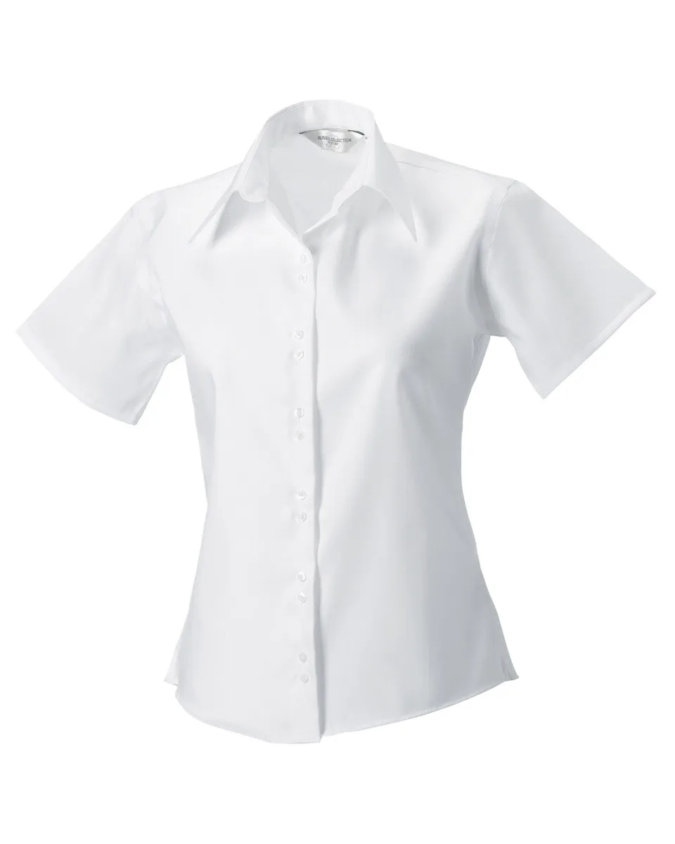 957F Russell Collection Lady SS NonIron Shirt