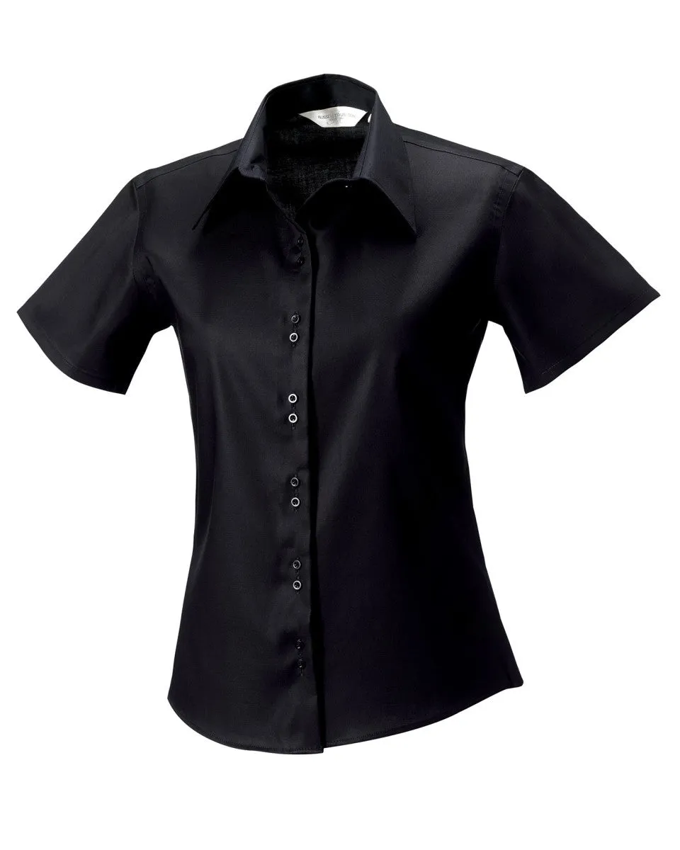 957F Russell Collection Lady SS NonIron Shirt