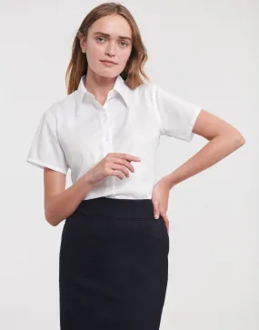 957F Russell Collection Lady SS NonIron Shirt