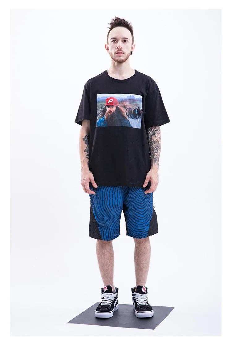 Beard Man Short Sleeve Oversized T-Shirt