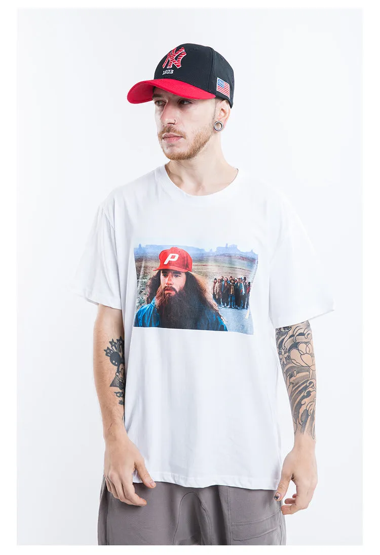 Beard Man Short Sleeve Oversized T-Shirt