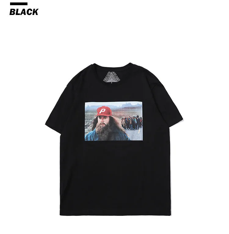 Beard Man Short Sleeve Oversized T-Shirt