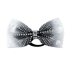 Black Ombre Rhinestone Bow