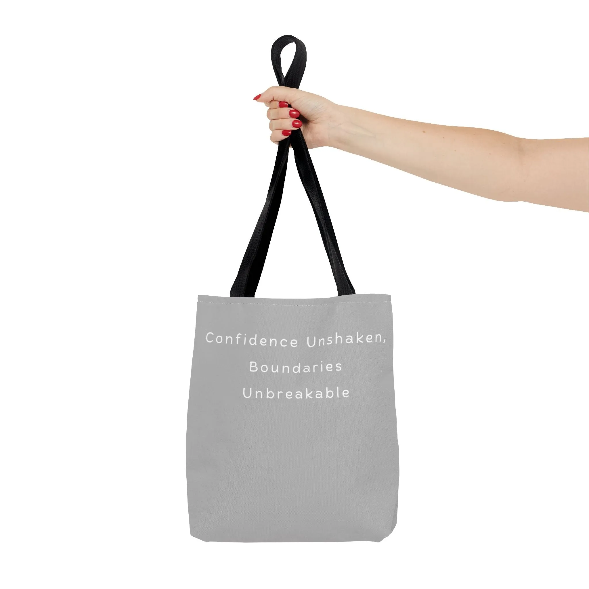 Confidence Unshaken, Boundaries Unbreakable - Unapologetic Apparel Tote Bag - Stylish Canvas Bag for Everyday Use