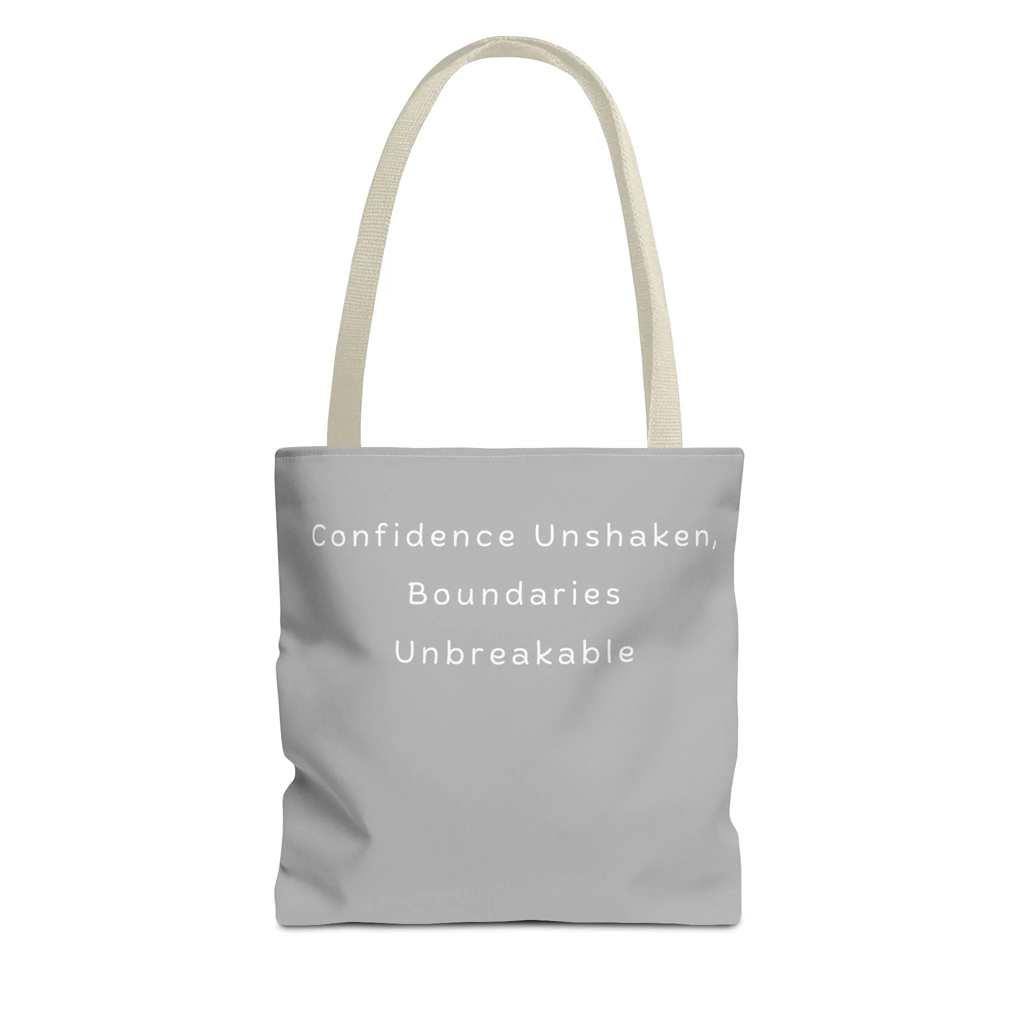 Confidence Unshaken, Boundaries Unbreakable - Unapologetic Apparel Tote Bag - Stylish Canvas Bag for Everyday Use