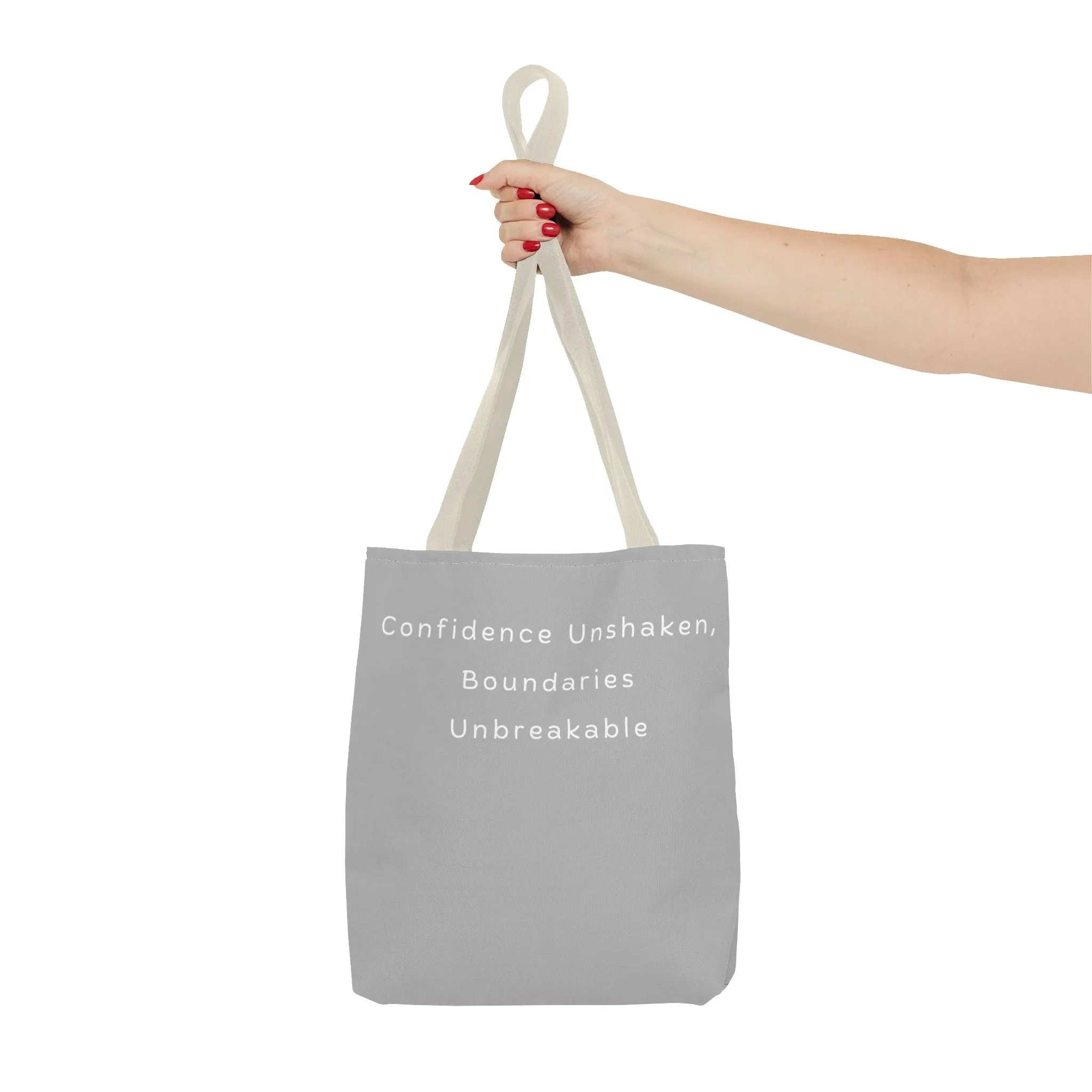 Confidence Unshaken, Boundaries Unbreakable - Unapologetic Apparel Tote Bag - Stylish Canvas Bag for Everyday Use