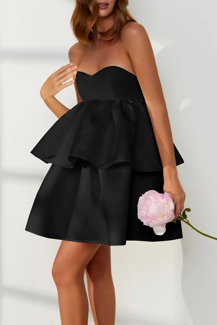 Divine Black Evening Dress