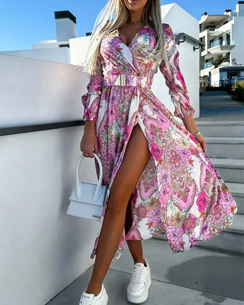 Eliana | Elegant Maxi Button-Down Dress