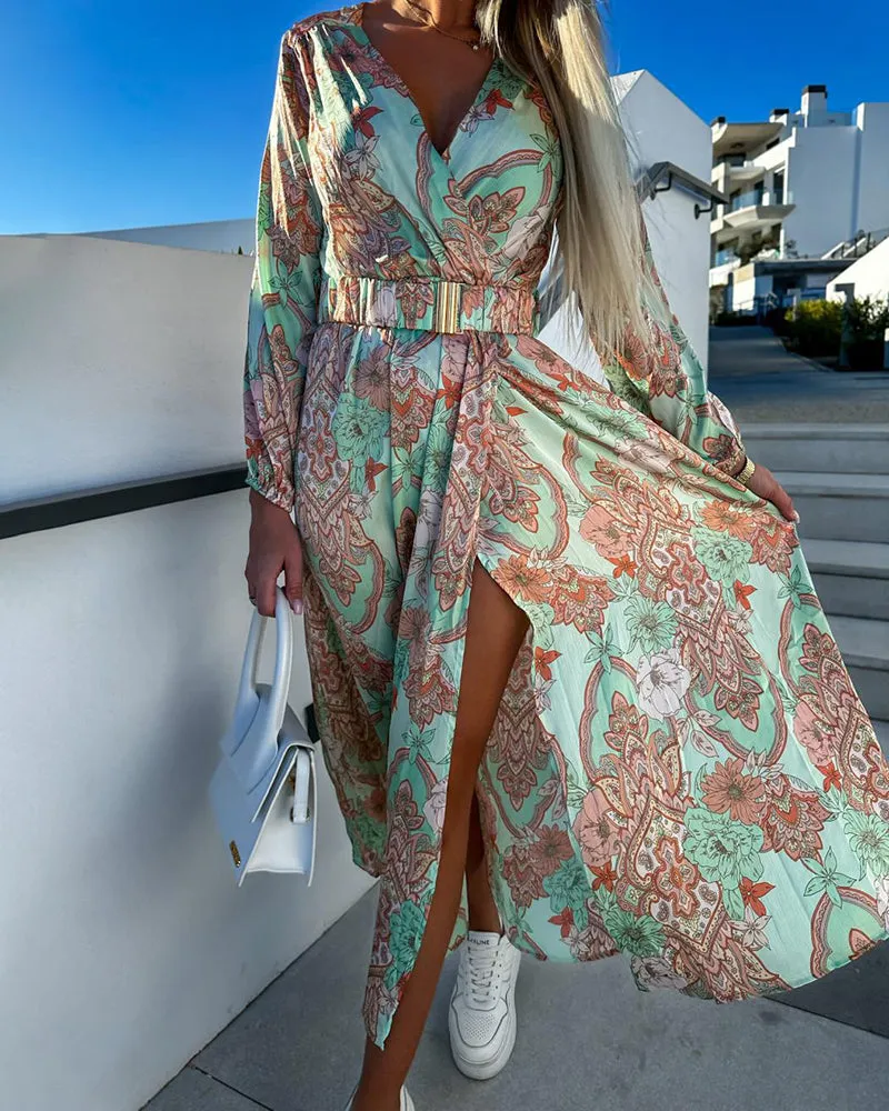 Eliana | Elegant Maxi Button-Down Dress