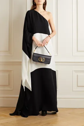 Fluid Crepe Silk Kaftan, Relaxed Fit and Luxurious Draping Women's Kaftan