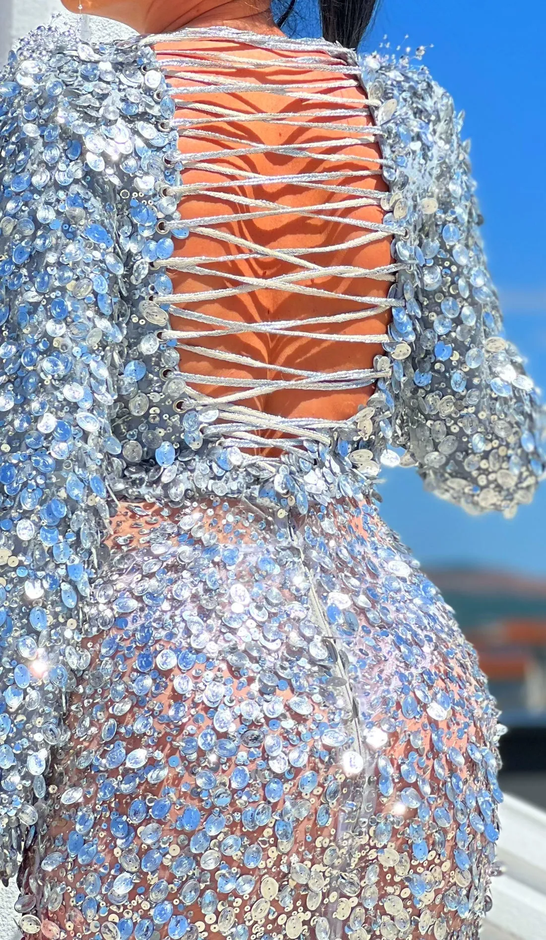 Glistening Evening Dress