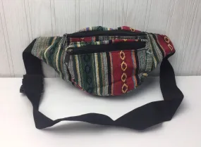 Himalayan Cotton Gheri Fanny Pack | Waist Pack | Hip Pack | Bum Bag | Men Women | Tribal Print | Fair Trade | Handmade in Nepal