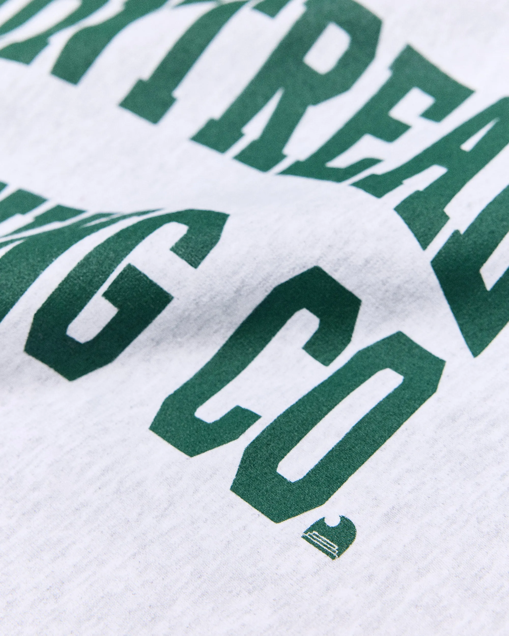 Metropole Crewneck - Ash Grey / British Green