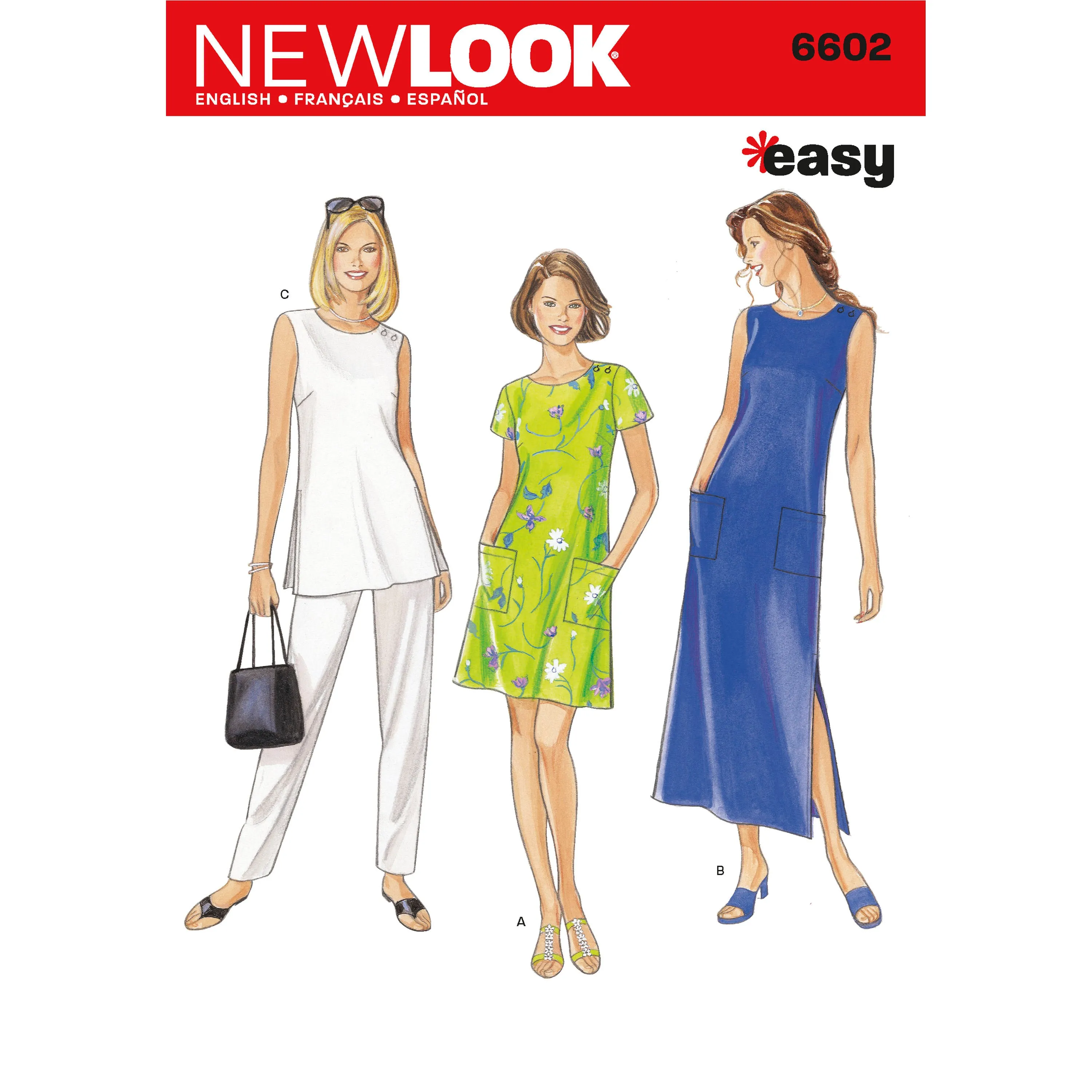New Look Sewing Pattern 6602 - Misses Dresses