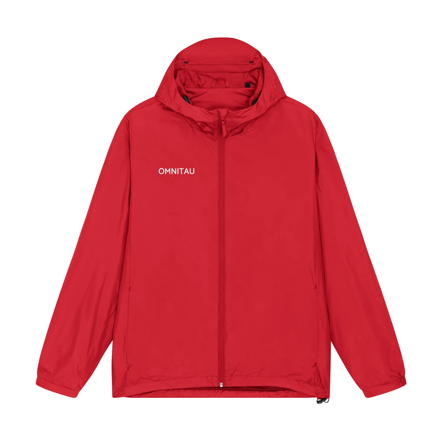 Omnitau Men's Team Sports Recycled Spray Jacket - Red
