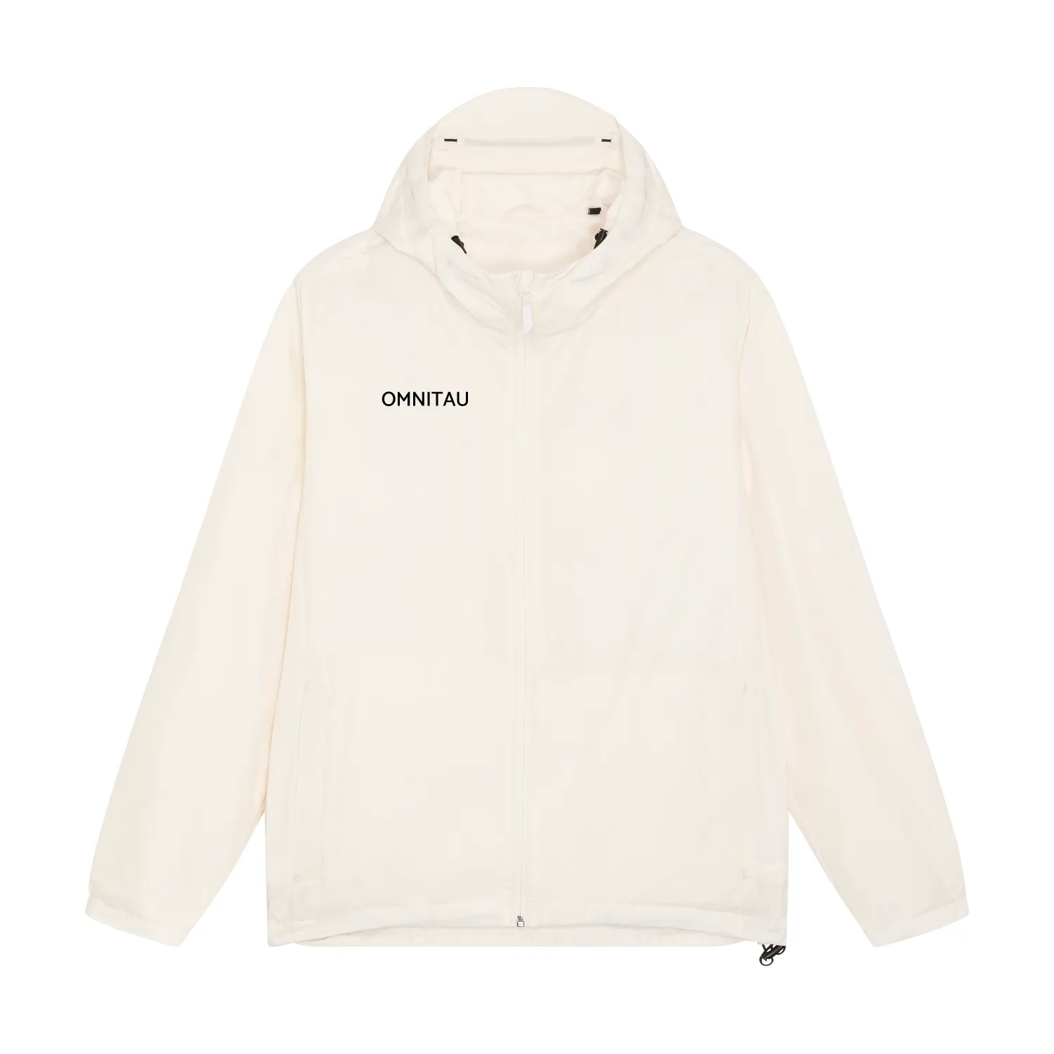 Omnitau Men's Team Sports Recycled Spray Jacket - White