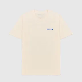 Radius T-Shirt - Natural / Light Blue