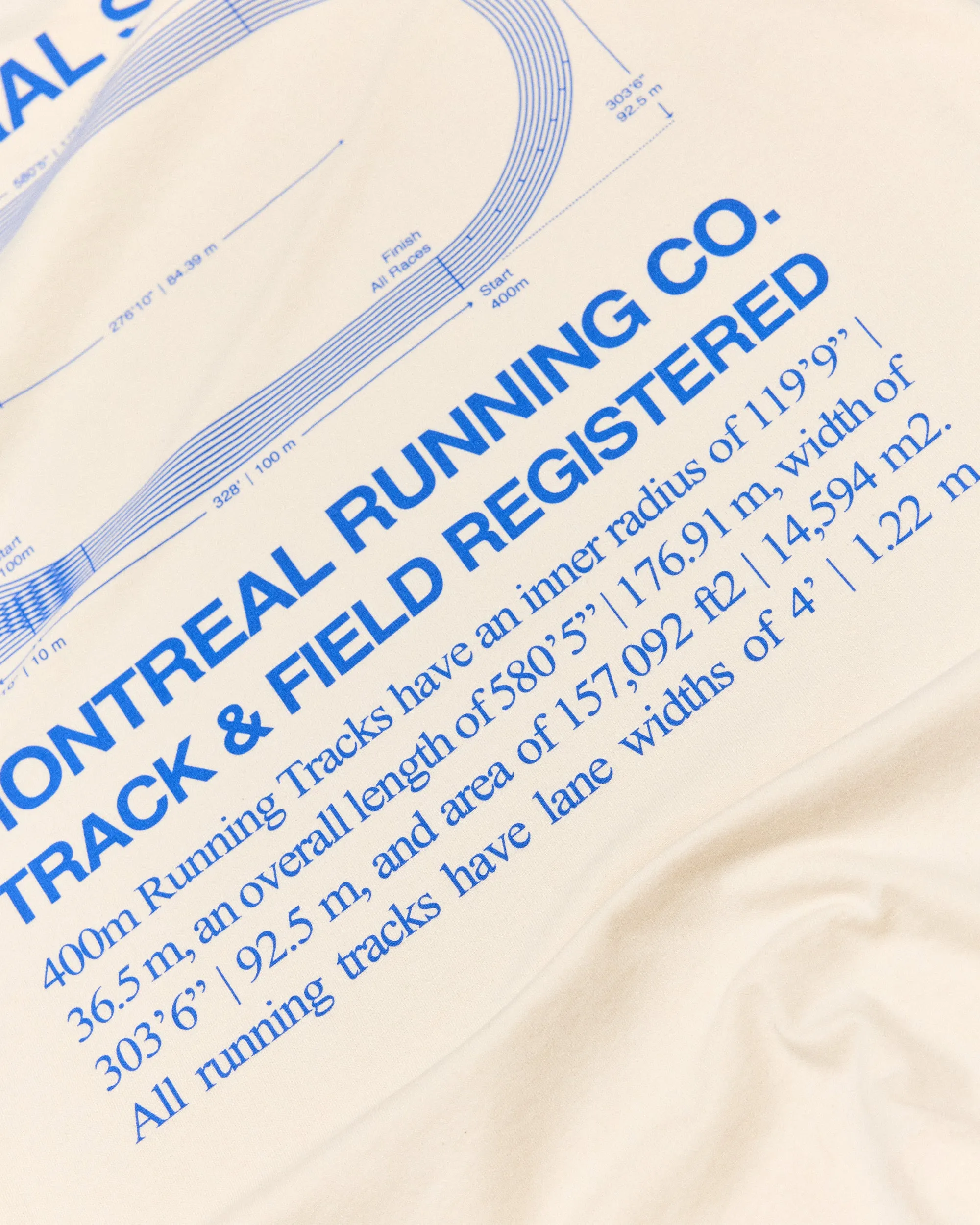 Radius T-Shirt - Natural / Light Blue
