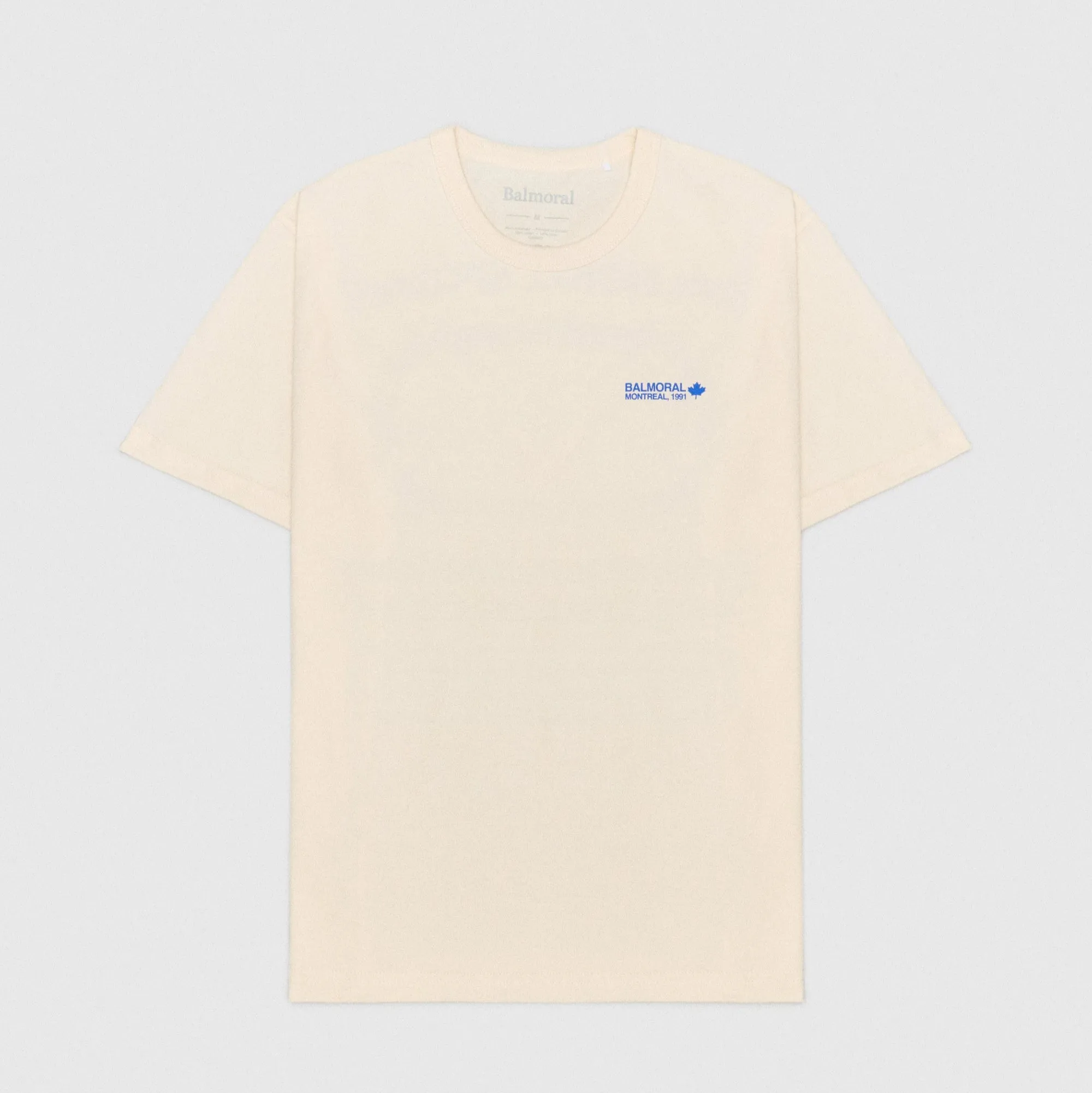 Radius T-Shirt - Natural / Light Blue