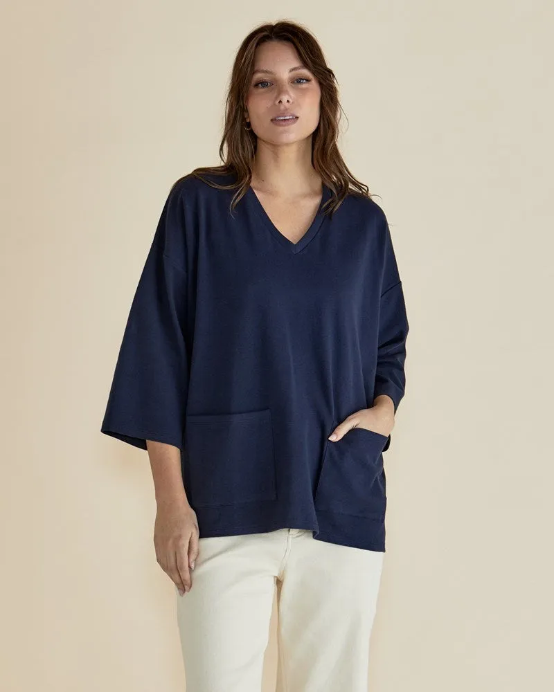 Raven Top - Navy