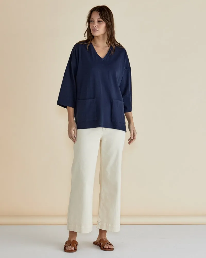 Raven Top - Navy