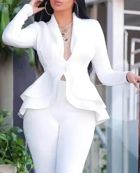 Womens Suit Elegant Business Blazer and Pants S4571636